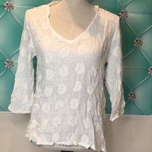 O’Neill BoHo Hippie Shirt/Blouse Cotton Embroidered SUPER CUTE